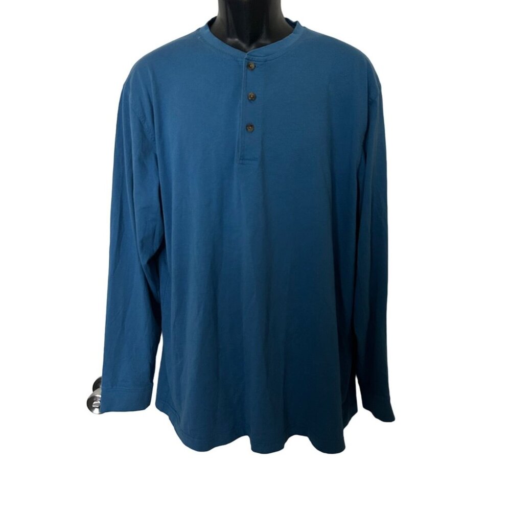 Men's Comfort Stretch L.L. Bean Tee Shirt, Long-Sleeve Size Large Tall